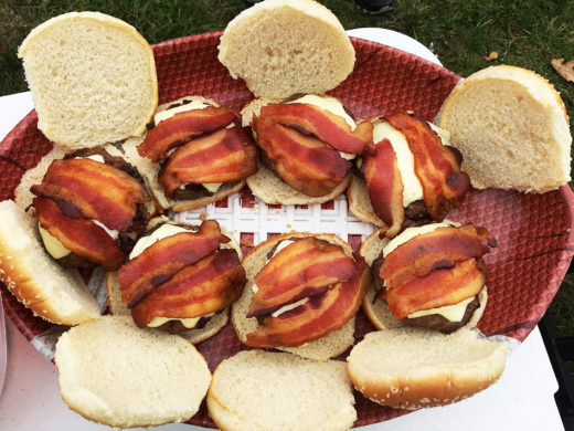 Tailgate Bacon Burgers